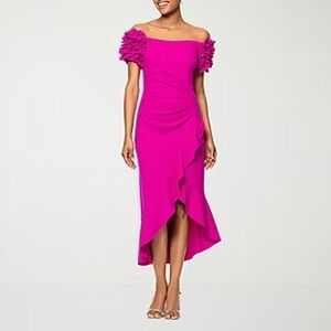 Xscape Fuchsia Pink Sexy Dress